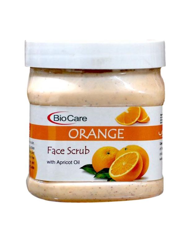 Biocare Orange Face Scrub With Apricot Oil 500 ml: Buy ...