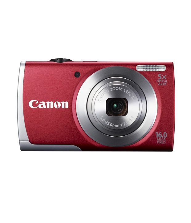 Canon Powershot A2600 16MP Digital Camera (Red) Price in India- Buy ...