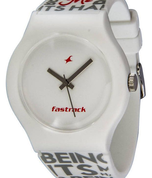 fastrack white watch