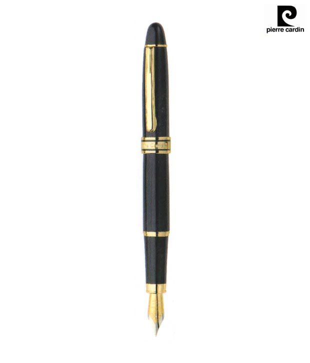     			Pierre Cardin President Black fountain Pen + Free Ink Converter & 4 Pcs.Ink Cartridges