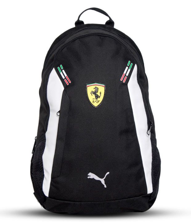 Puma Black Ferrari Replica Backpack 