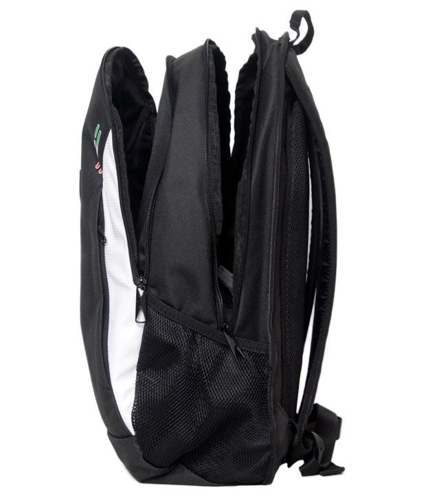 puma ferrari replica black and white casual backpack