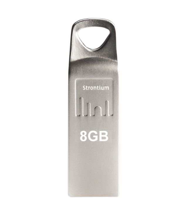     			Strontium 8GB Ammo Pen Drive (Silver)