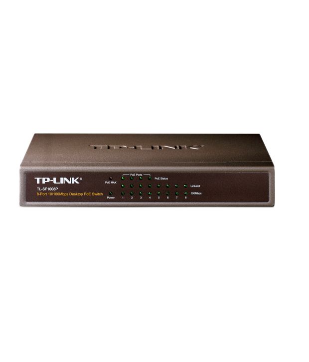     			TP-Link 8-PORT 10/100MBPS DESKTOP SWITCH WITH 4 POE PORTS(TL-SF1008P)