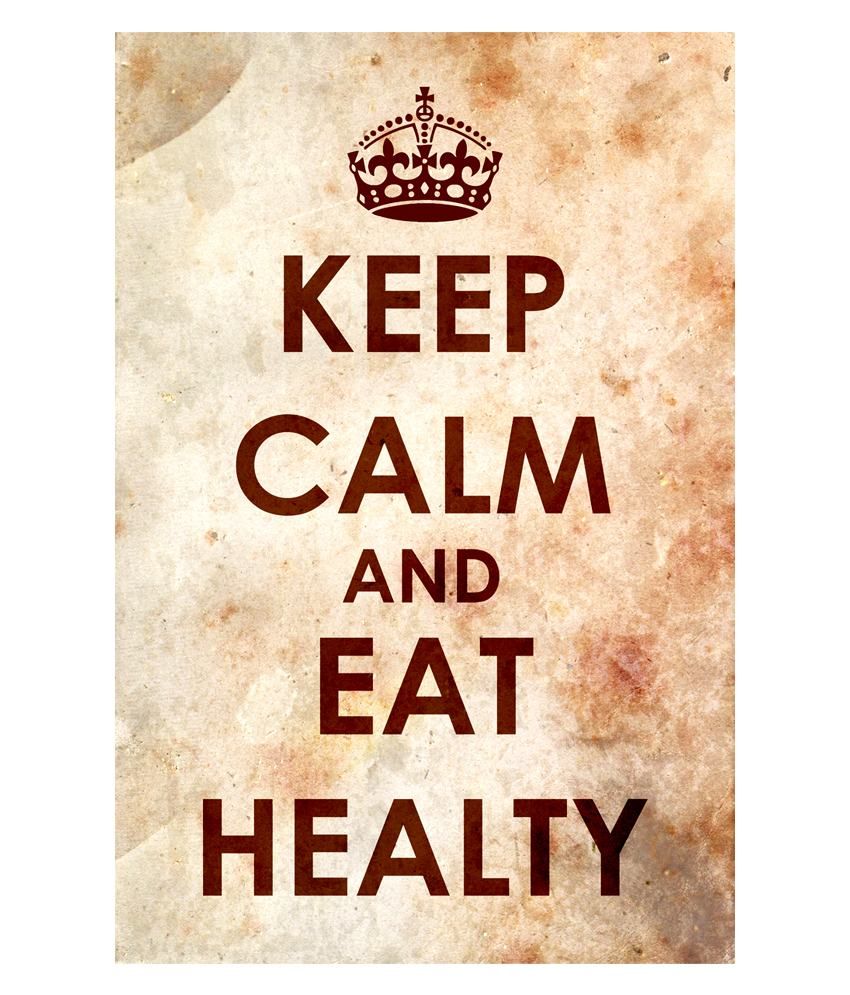 Art Emporio Keep Calm Eat Healthy Canvas Poster Buy Art Emporio Keep Calm Eat Healthy Canvas 6107