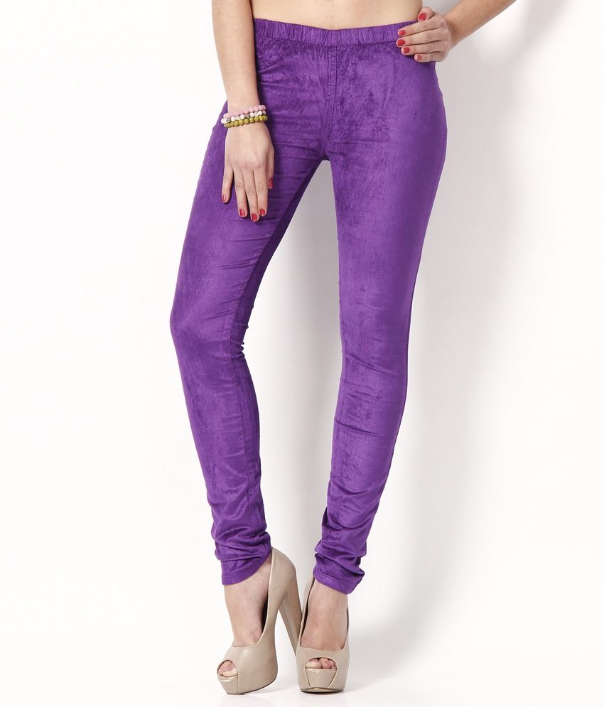 purple corduroy flare pants