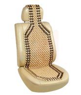 PurpleKart - Wooden Bead Seat Acupressure Design -  Universal Size