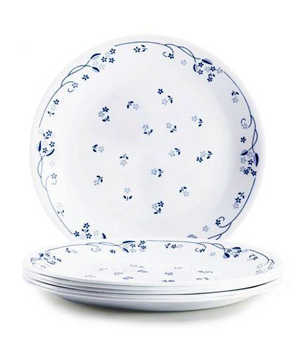 Corelle 14 Pcs Dinner Plate Set- Provincial Blue Dinner Plates: Buy