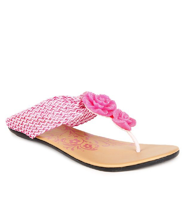 Feel It Cute Pink Flats Price in India- Buy Feel It Cute Pink Flats ...