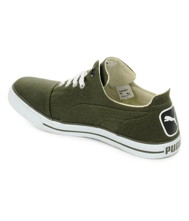 Puma Olive Green Sneakers - Buy Puma 