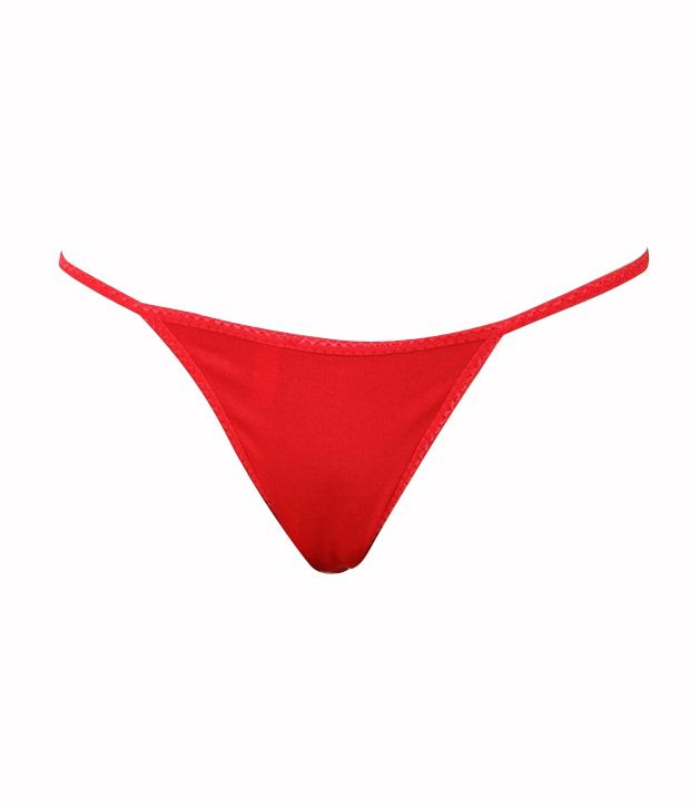 Buy Satin Red Thong Online at Best Prices in India - Snapdeal