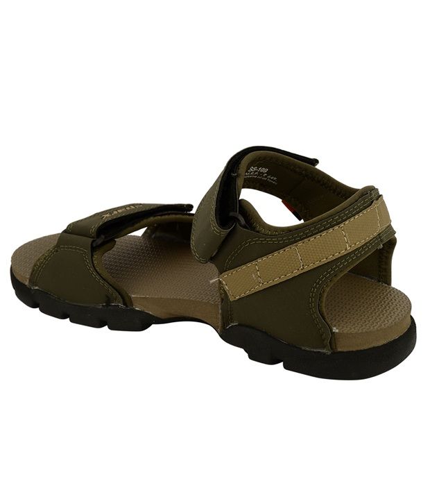 sparx men olive sandals