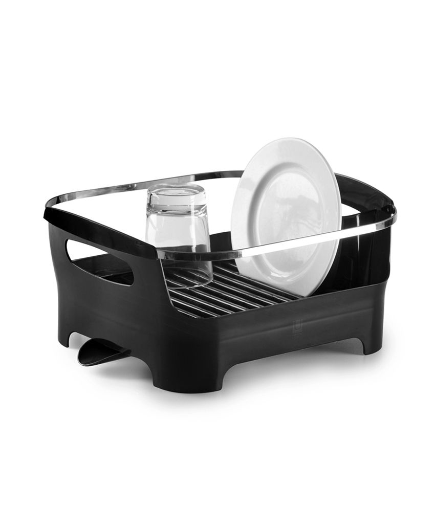 Umbra Black Basin Dish Drying Rack Buy Umbra Black Basin Dish Drying Rack Online at Low Price