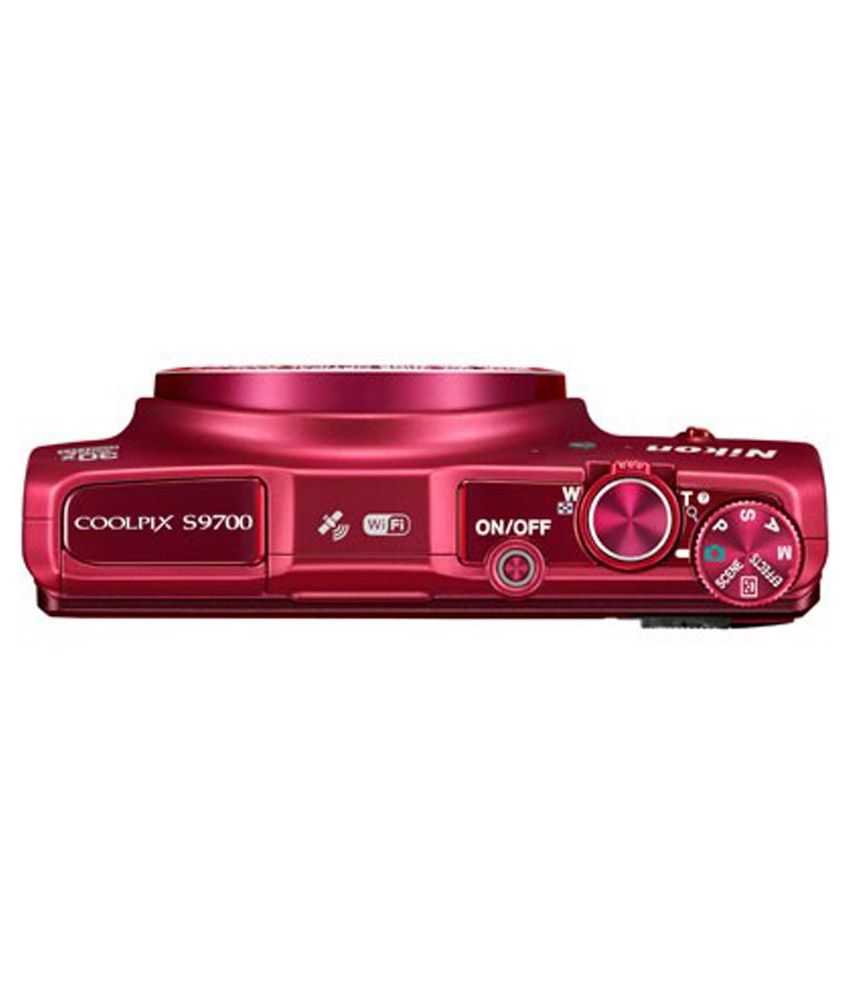 Nikon Coolpix S9700 16MP Digital Camera (Red) Price in ...