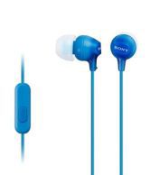 Sony MDR-EX15AP In-Ear Earphones with Mic (Blue)
