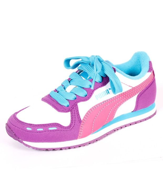puma shoes kids purple