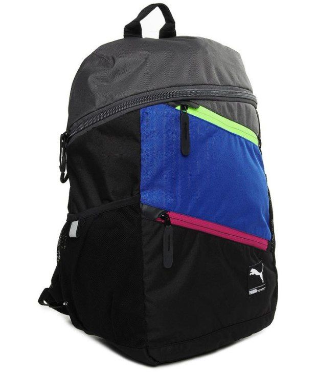 puma blue casual backpack