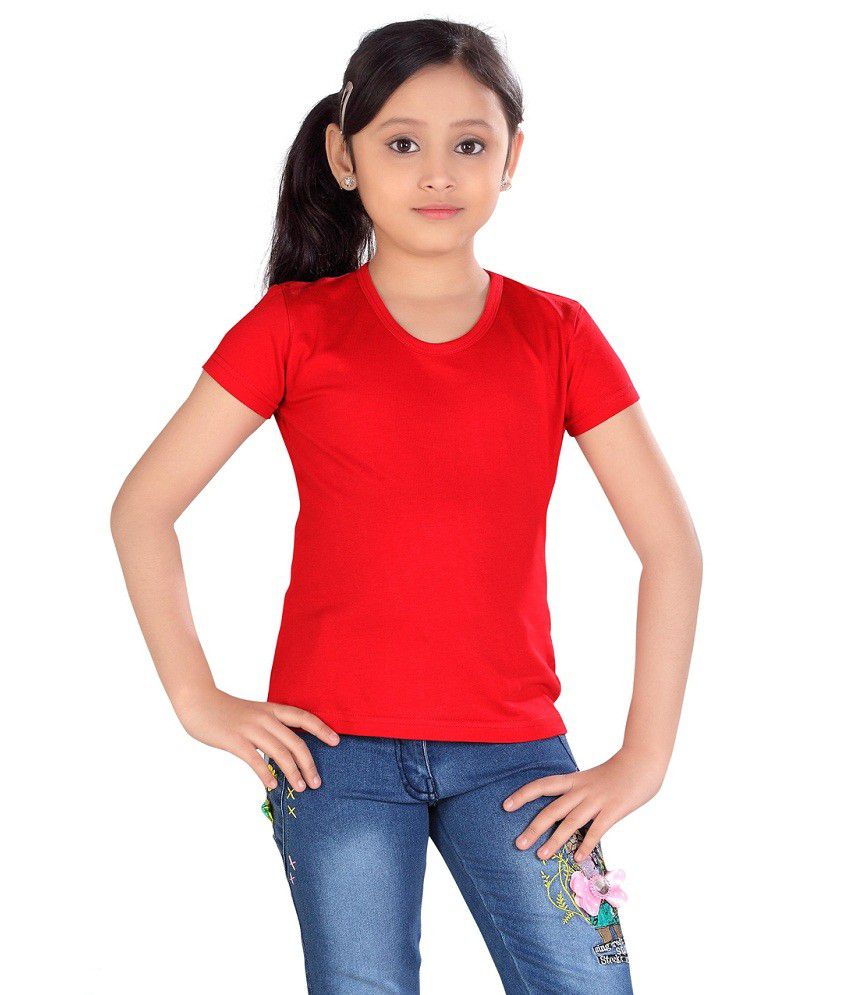     			Sini Mini Smart Girls 2 Pcs Combo Top Red And Beige