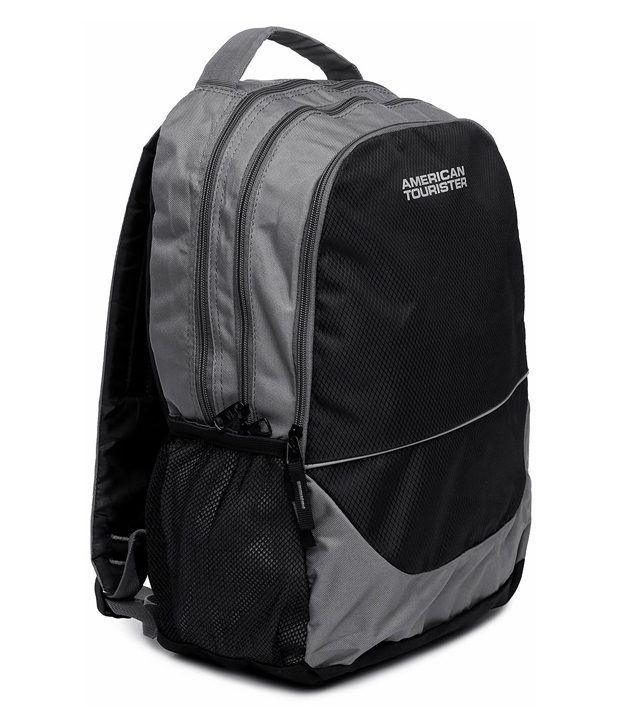 American Tourister Black & Grey Backpacks R50018008: Buy Online at Low Price in India - Snapdeal