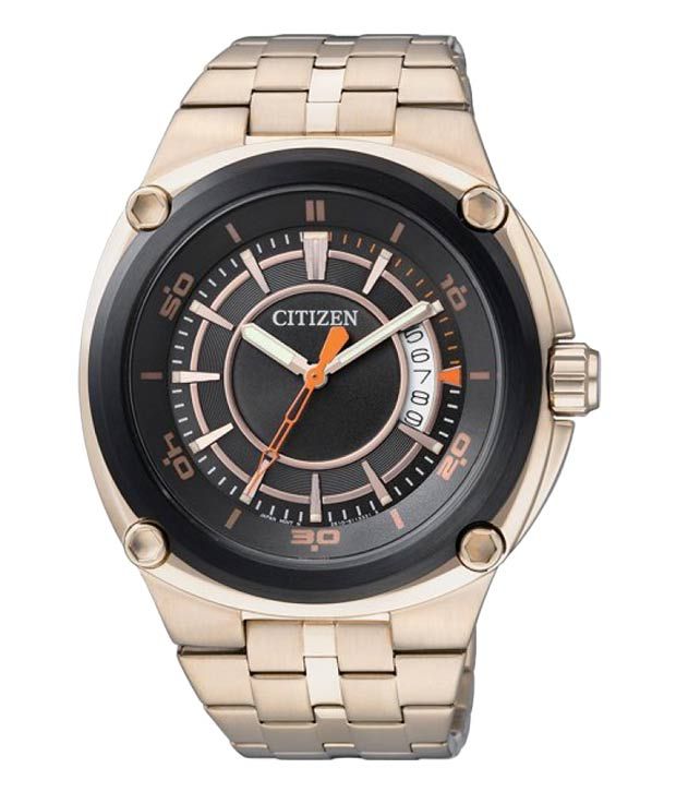 Citizen BK2532-54E Black & Gold Tone Watch - Buy Citizen BK2532-54E Black &  Gold Tone Watch Online at Best Prices in India on Snapdeal