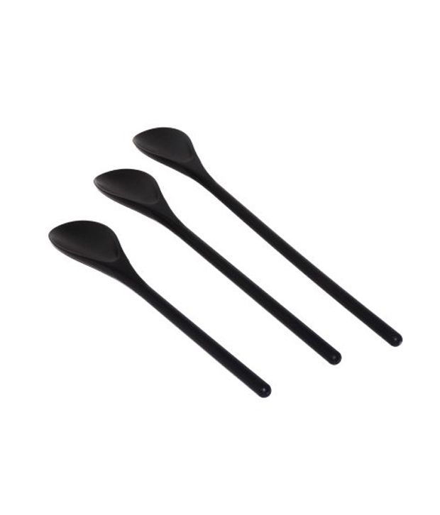 Kitchen Spoon Black Plastic Kitchen Tool Set Buy Online at Best Price