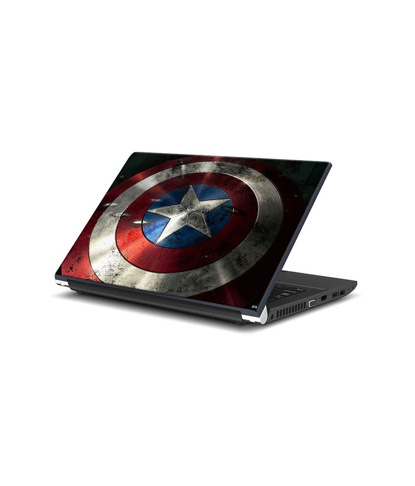 Bluegape Captain America Shield Laptop Skin Buy Bluegape Captain