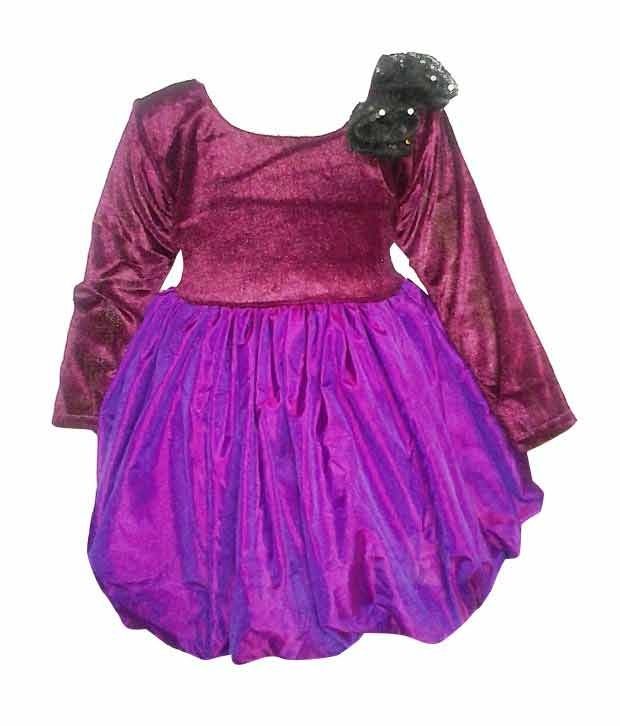 balloon long frock