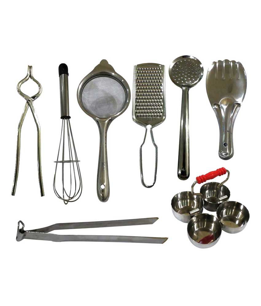  Kitchen  Pro Silver Stainless  Steel  Kitchen  Tool Set  Buy 
