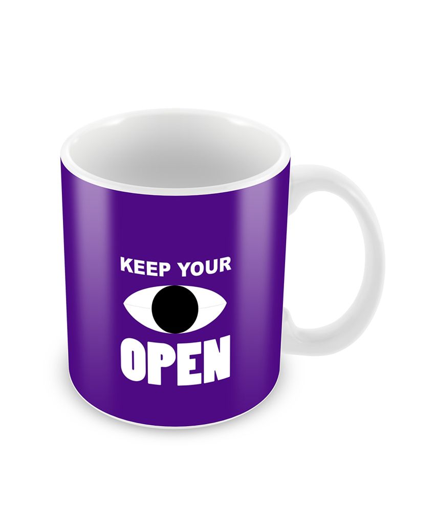 Merchbay Keep Your Eyes Open Mug Buy Online At Best Price In India Snapdeal 