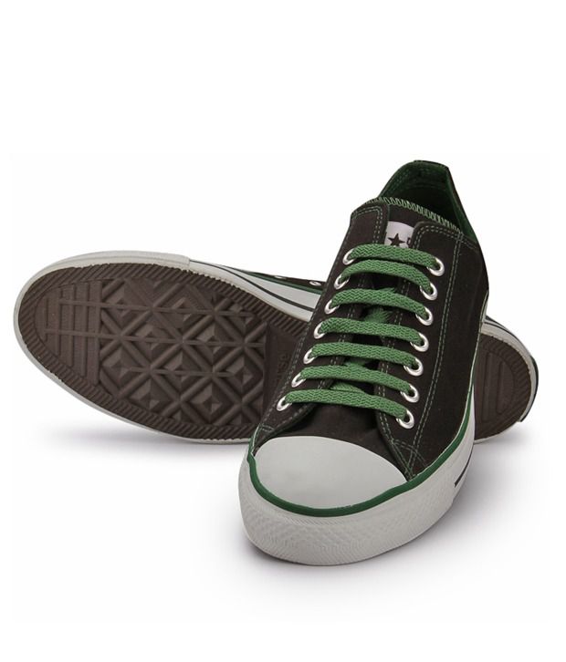 Converse Black & Green Unisex Sneakers Price in India- Buy Converse ...