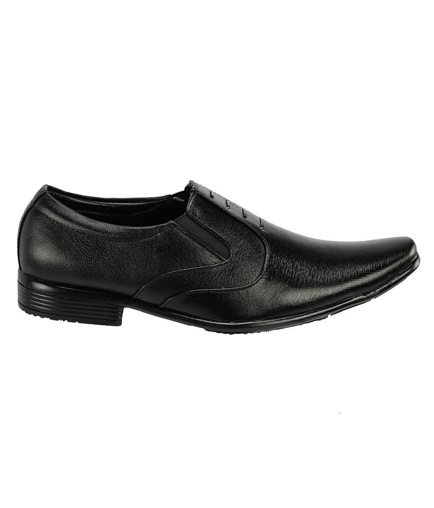 Office Gear Black Formal Shoes Price in India- Buy Office Gear Black ...