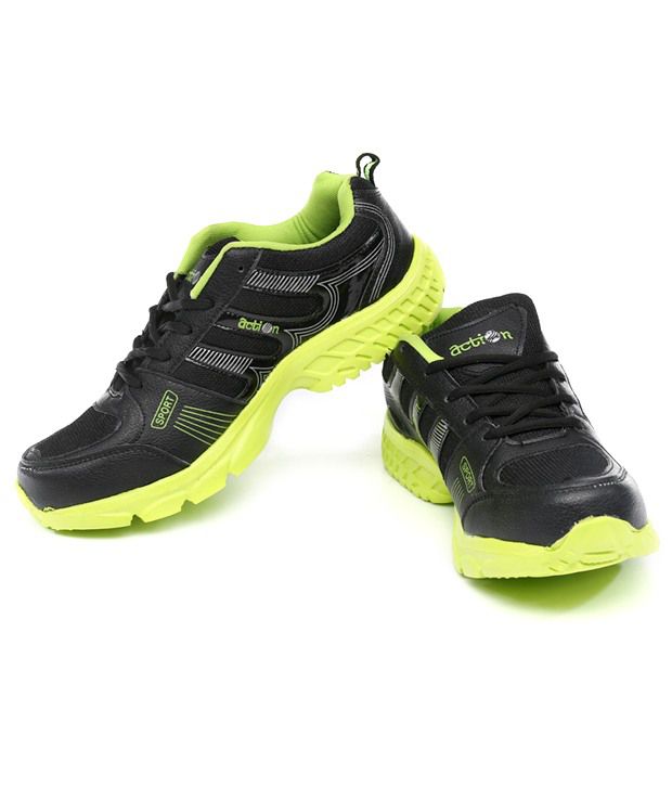 Action Black Sport Shoes - Buy Action Black Sport Shoes Online at Best ...