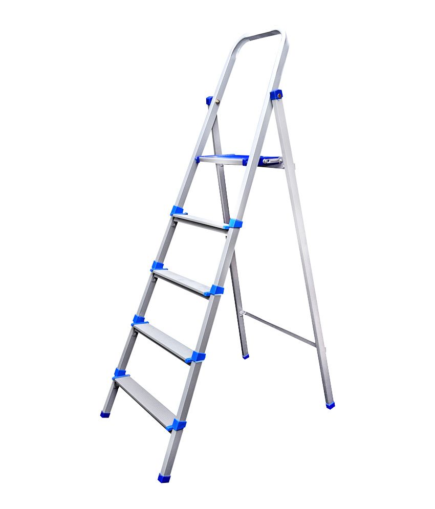 C- LINE Grey Aluminium Ladder: Buy C- LINE Grey Aluminium Ladder Online ...