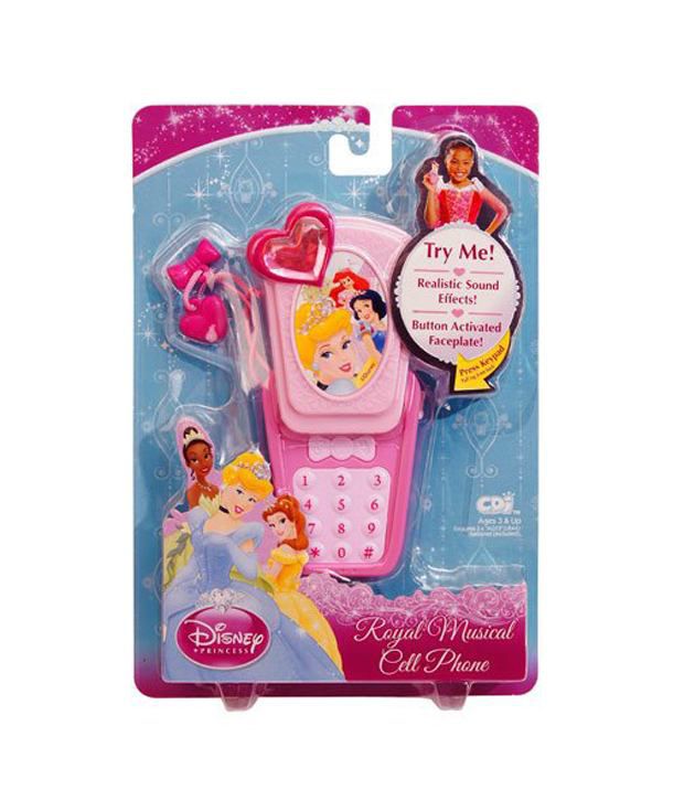 Disney Princess Musical Pretend Cell Phone (Imported