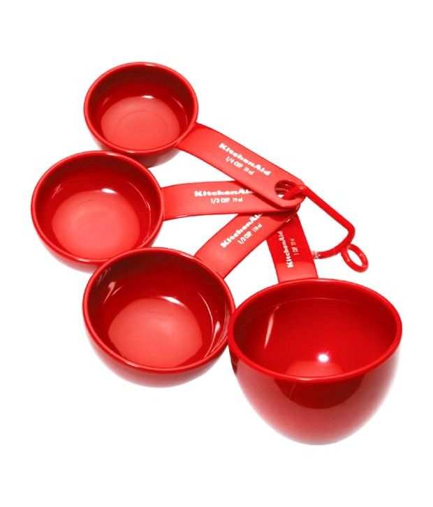 Kitchen Aid Red Measuring Cups And Spoons Kitchen Aid Red Measuring Cups And Spoons
