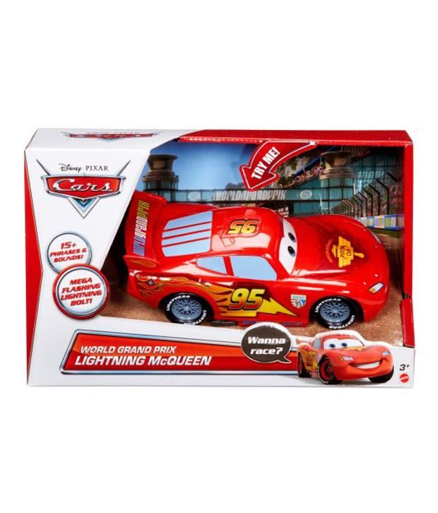 Mattle Cars Lights and Sounds World Grand Prix Lightning McQueen ...