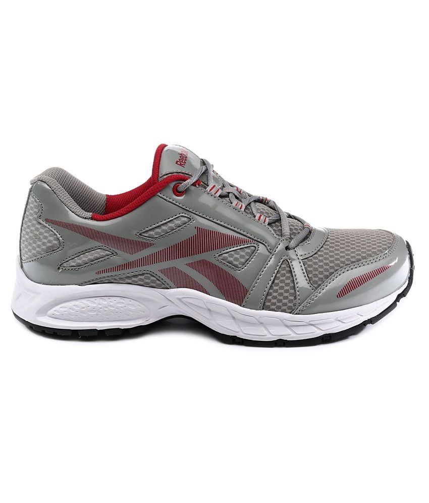 grey reebok sneakers