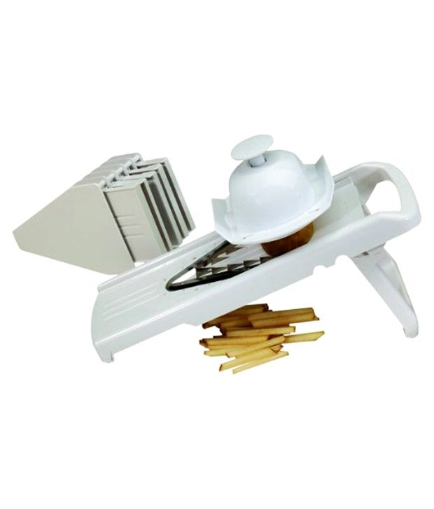 Cook Pro V Shape Blade Slicer White Stainless Steel Peelers & Slicers