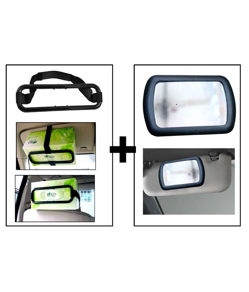 Car Tissue Box Holder + Car CD Visor Vanity Mirror Buy Car Tissue Box