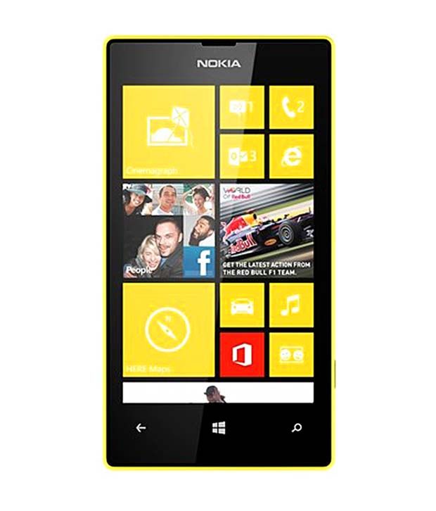 Nokia Lumia 520 Yellow Mobile Phones Online at Low Prices