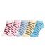 Marc Amazing Multi Colour Striped Ankle Length Socks For Women PO5