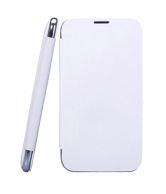 Callmate Flip Case Battery Cover Replaceable For Micromax A116 Canvas HD With Free Screen Guard- White