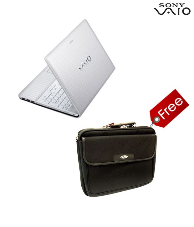 Sony Vaio E Series Laptop VPCEH3AEN (White) (with Free TARGUS Bag