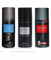 Denver (Sport, Black Code, RO) Deodorant Pour Homme - 150ML Each (pack of 3)