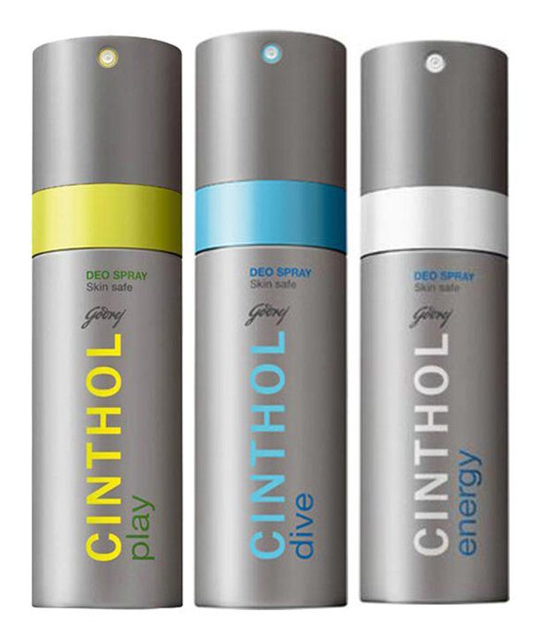 Cinthol Deo Spray for men (Play+ Dive + Deodorant) - 150 ml (Pack of 3 ...