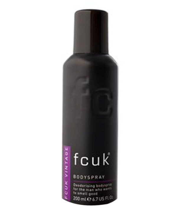 FCUK Vintage For Men Body Spray-200ml: Buy FCUK Vintage For Men Body ...