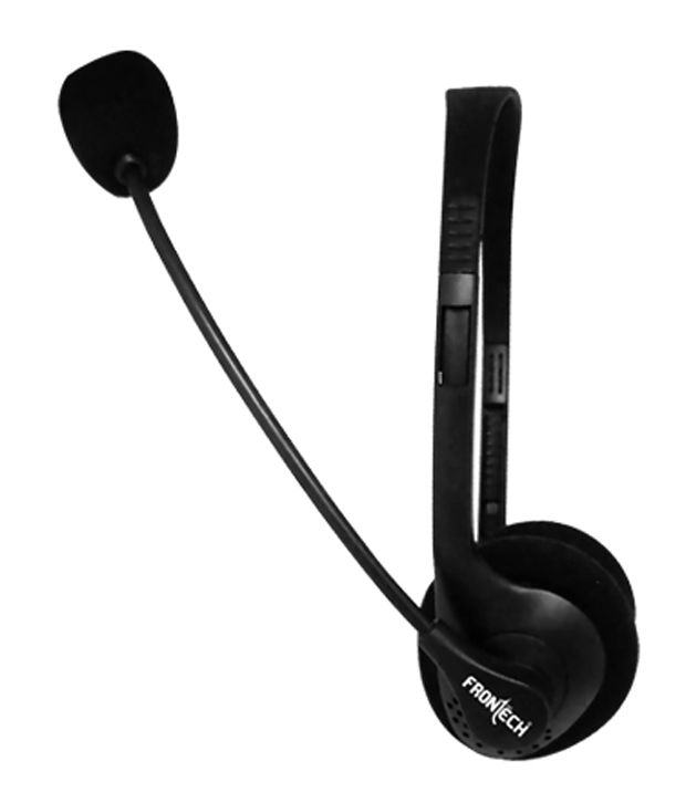     			Frontech jil- 3412 Over Ear Headset with Mic Black