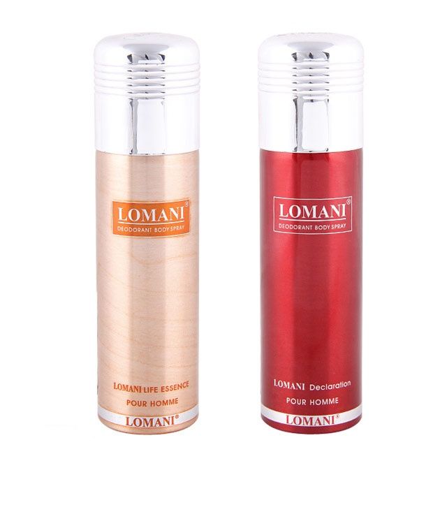 Lomani Pour Homme Deo (Declaration, Life Essence) Pack of 2 -Each 200 ml:  Buy Lomani Pour Homme Deo (Declaration, Life Essence) Pack of 2 -Each 200  ml at Best Prices in India - Snapdeal