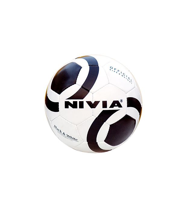 Nivia Black & White Football / Ball