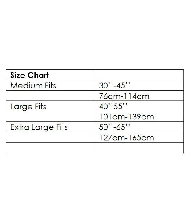 Adults Diapers Size Chart